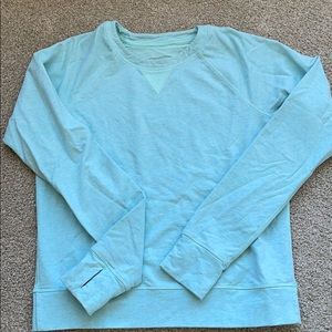 Lululemon Aqua crewneck pullover